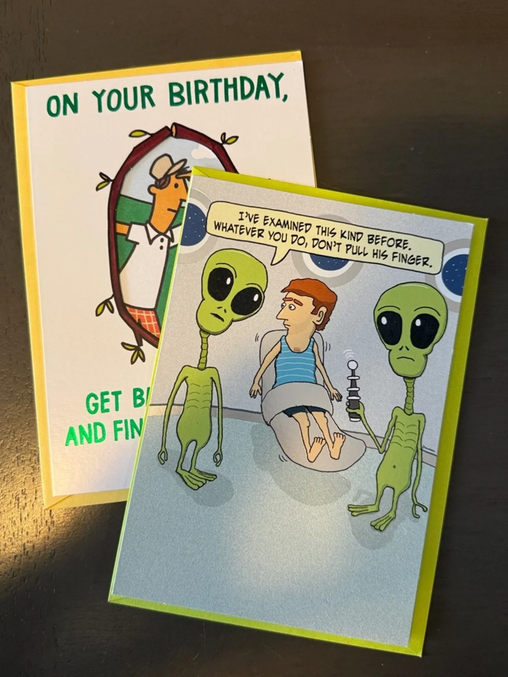 🌻 Bundle of 2 Shoebox by Hallmark Funny Birthday Cards